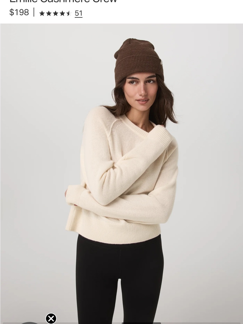 NWT Vuori Émilie Cashmere Crew
Porcelain - Picture 4 of 7